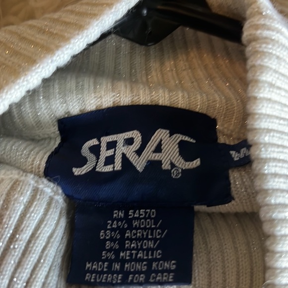Serac silver metallic ski sweater and silver ski pants - Picture 7 of 11